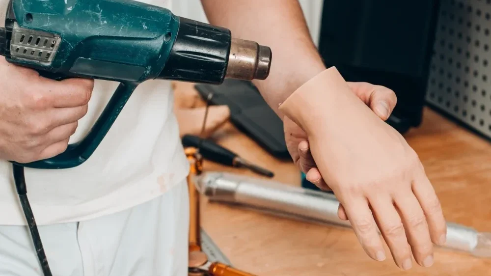 custom design and engineering in prosthetics hand