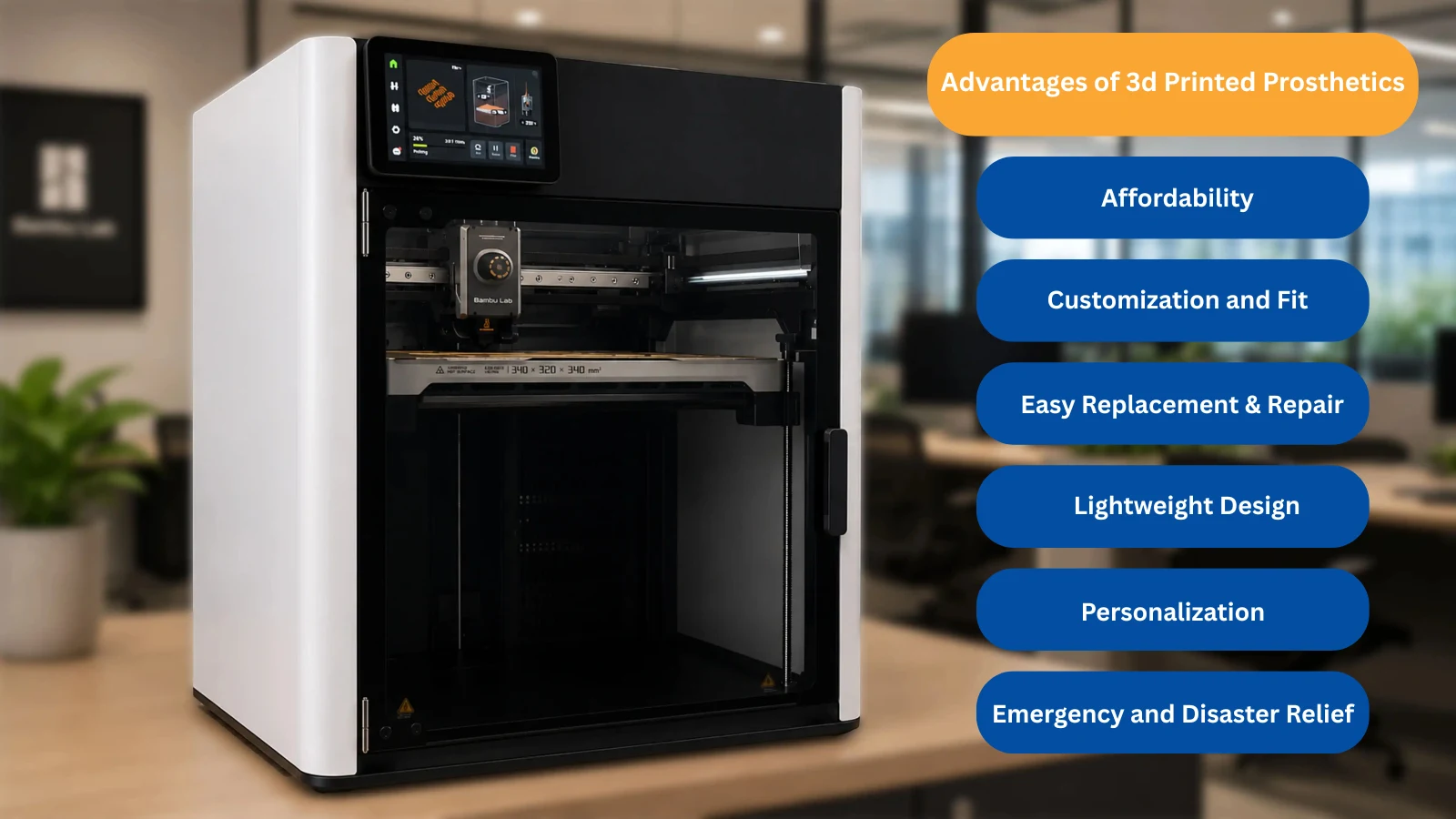 Advantages of 3D Printed Prosthetics